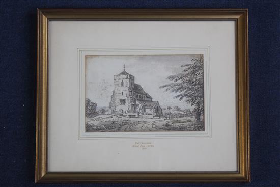 Arthur Devis (1763-1822) Arundel, Eastbourne and Hastings, 5 x 7.75in.